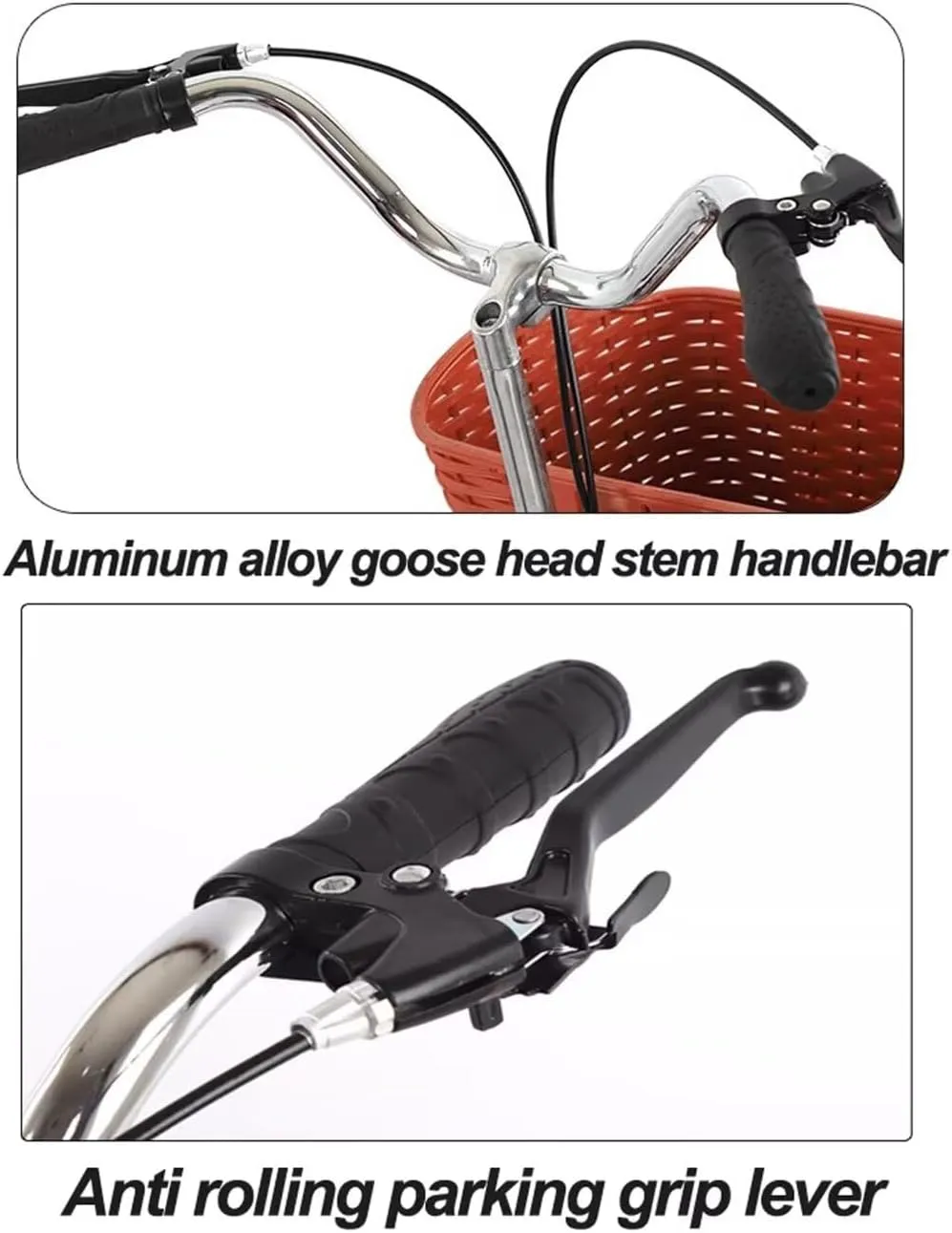 3 Wheels Bicycle for Adult and Elderly,Double Person Trike with Back seat,Human Powered Rickshaw Tricycle,Front Wheel Caliper Brake,Lockable seat Cabin