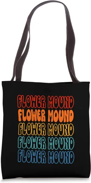 70s Flower Mound Tote Bag