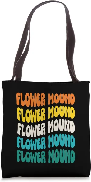 70s Flower Mound Tote Bag