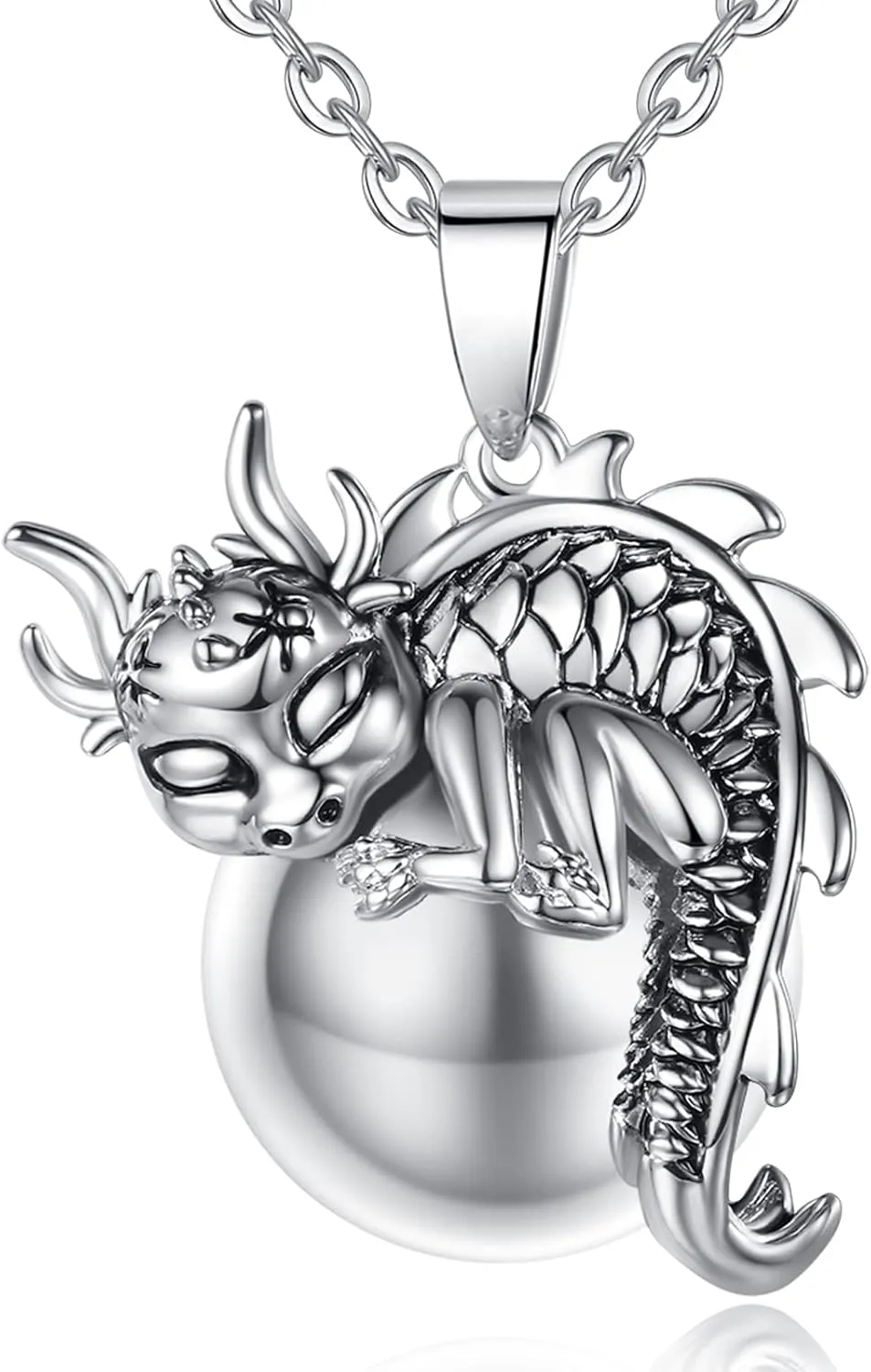 AEONSLOVE Harmony Ball Angel Chime Caller Necklace - Llamador De Angeles - 30 & 45 Inch Chains