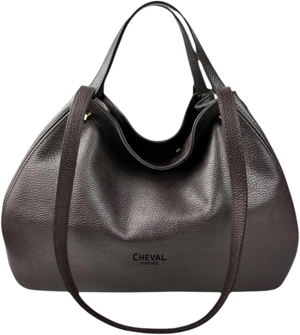 Alfa Handbag, Genuine Leather Made in Italy