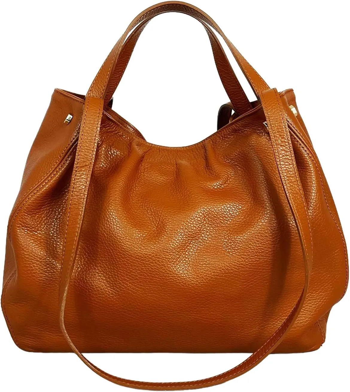 Alfa Handbag, Genuine Leather Made in Italy