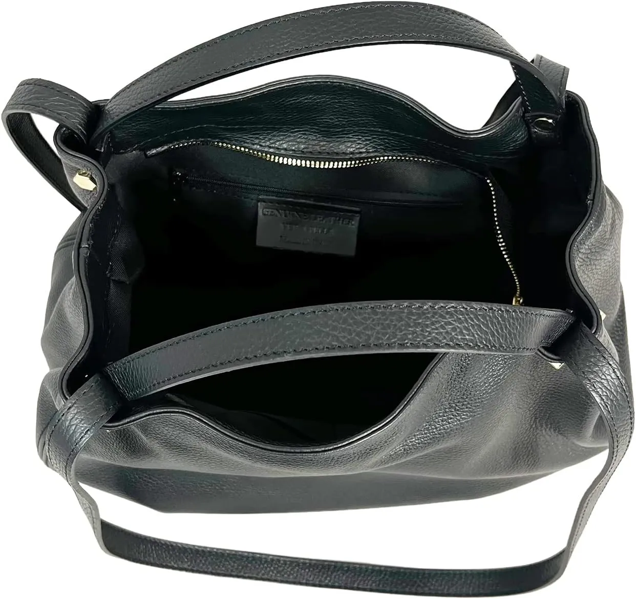 Alfa Handbag, Genuine Leather Made in Italy