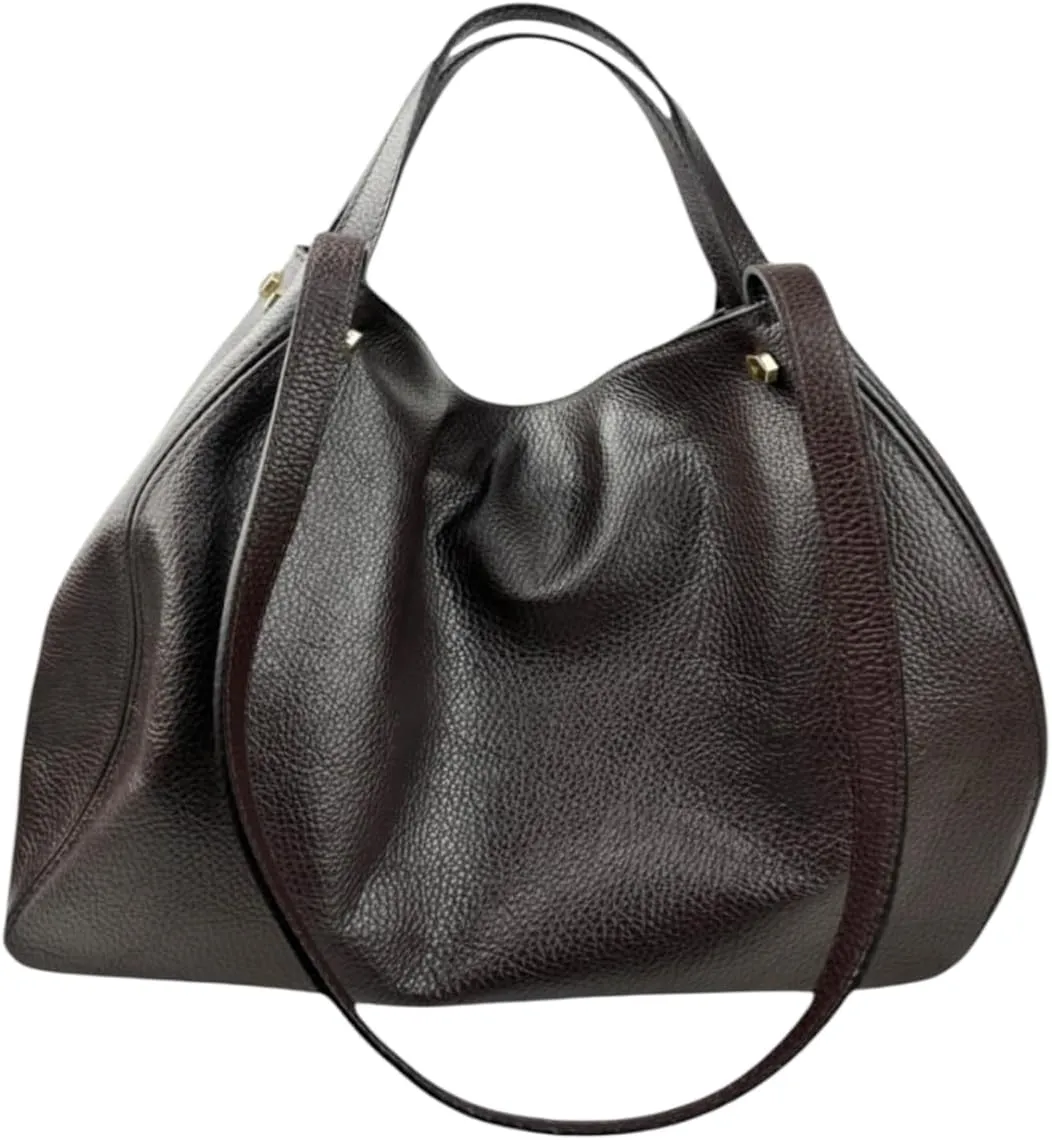 Alfa Handbag, Genuine Leather Made in Italy