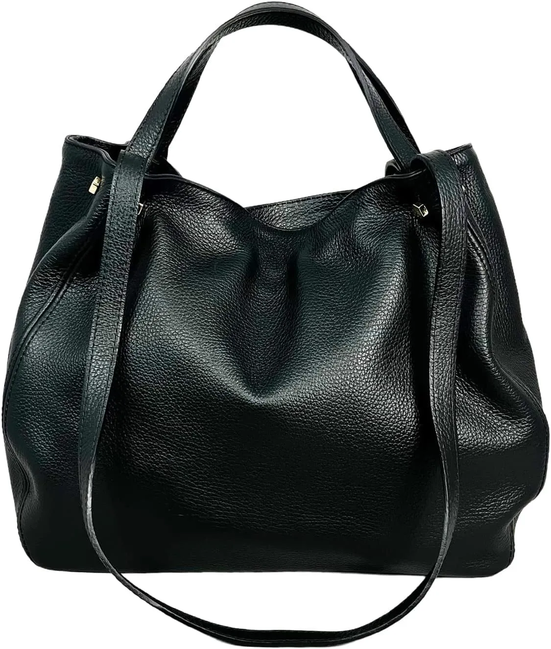 Alfa Handbag, Genuine Leather Made in Italy