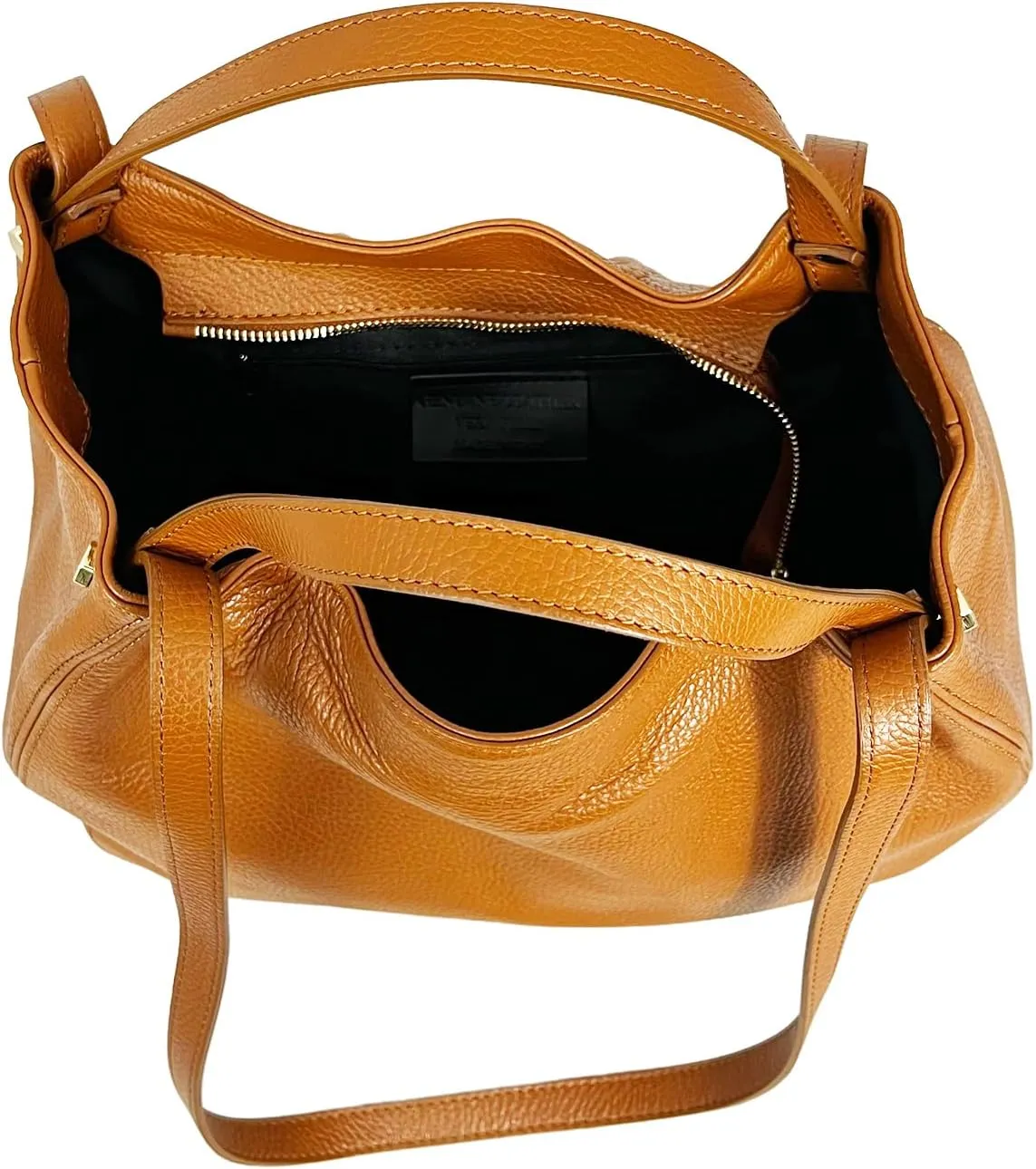 Alfa Handbag, Genuine Leather Made in Italy