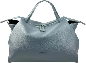 Algedi Handbag, Genuine Leather Made in Italy