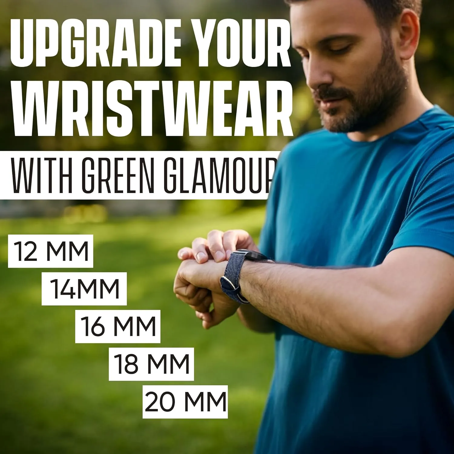 ALPINE Padded Vegan Leatherette Watch Strap - Leather Free Watch Band - Quick-Release Replacement Watch Strap - Eco-Friendly Bands for Women & Men - Compatible with Regular & Smart watches