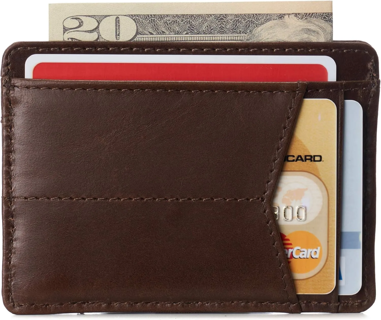Alpine Swiss RFID Minimalist Oliver Front Pocket Wallet For Men Leather Comes in a Gift Box