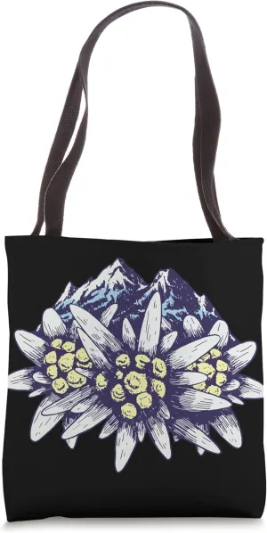Alps Edelweiss Mountains Switzerland Edelweiß Alpine flower Tote Bag