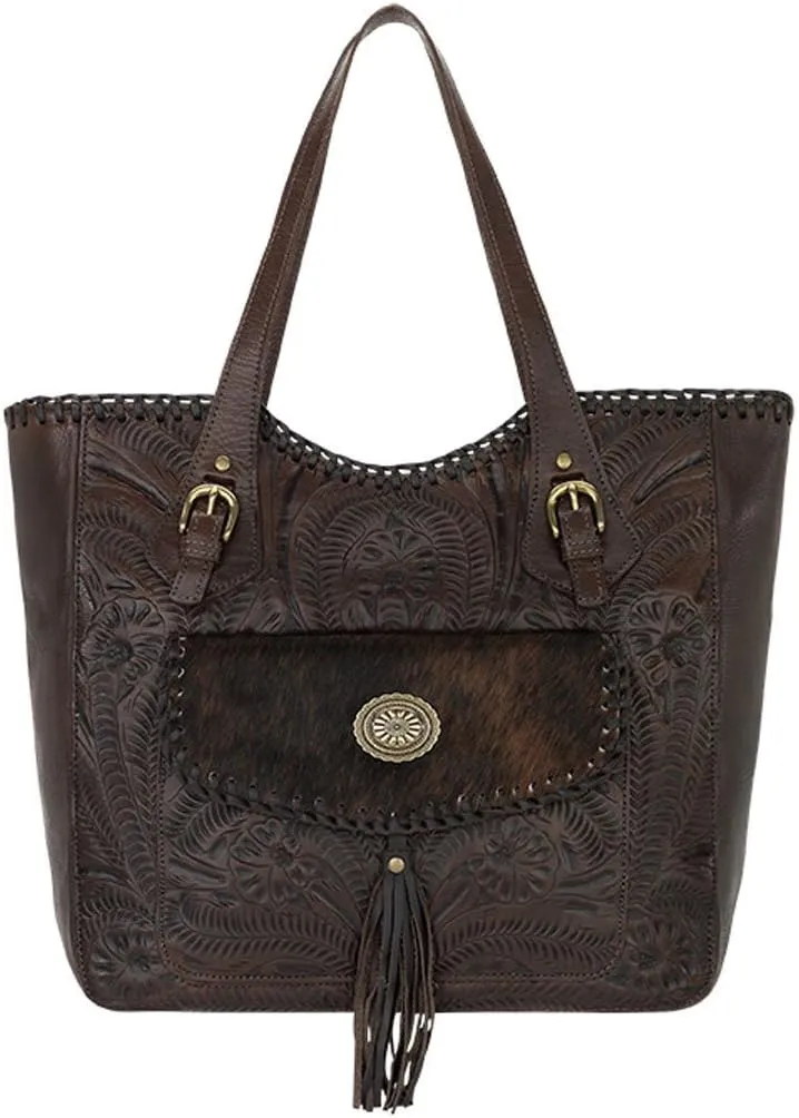 American West Leather Concealed Carry Tote, Women's Handbag
