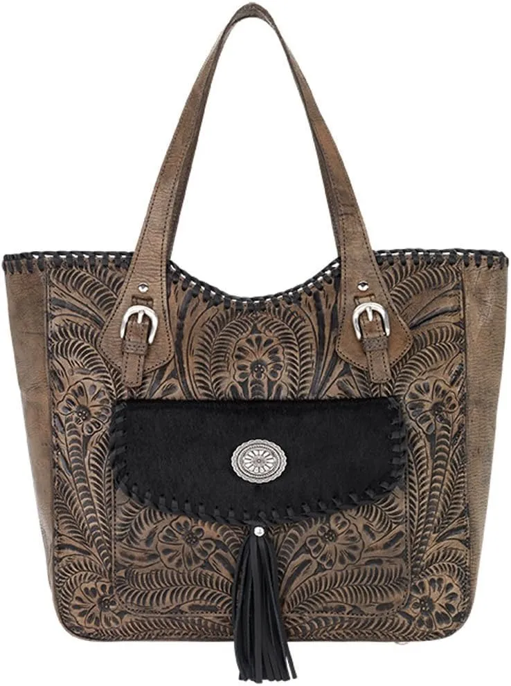 American West Leather Concealed Carry Tote, Women's Handbag