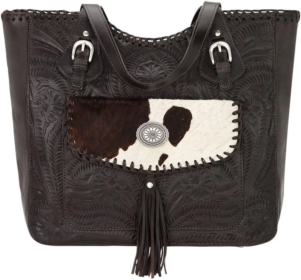 American West Leather Concealed Carry Tote, Women's Handbag