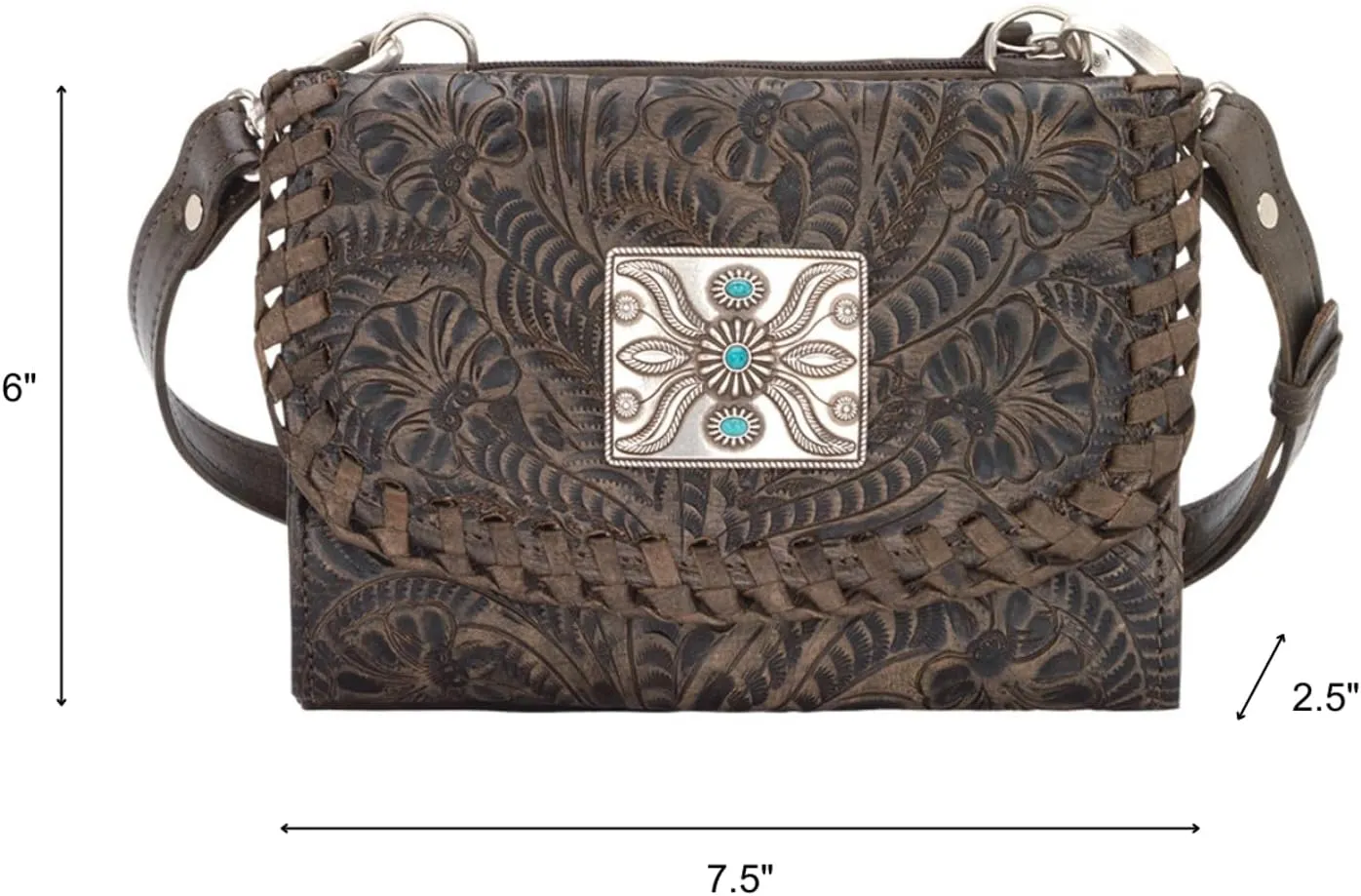 American West Small Crossbody Bag Tan