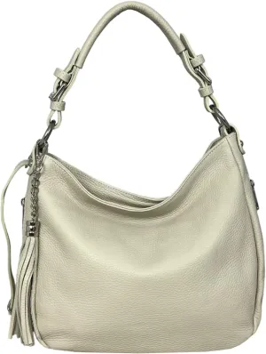 Annalisa Shoulder Bag, Genuine Leather Made in Italy