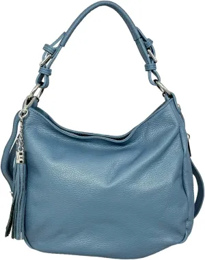 Annalisa Shoulder Bag, Genuine Leather Made in Italy