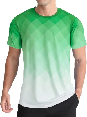 APTRO Men's Athletic T-Shirt Performance Gym Shirt Quick Dry Moisture Wicking Running Workout Short Sleeve Tops