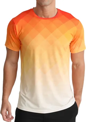 APTRO Men's Athletic T-Shirt Performance Gym Shirt Quick Dry Moisture Wicking Running Workout Short Sleeve Tops