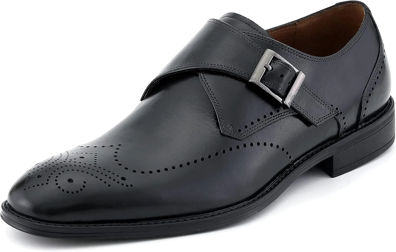 Asher Green AG1101 - Men's Dress Shoes, Formal Men's Shoes - Genuine Calf Leather Double Monk Strap