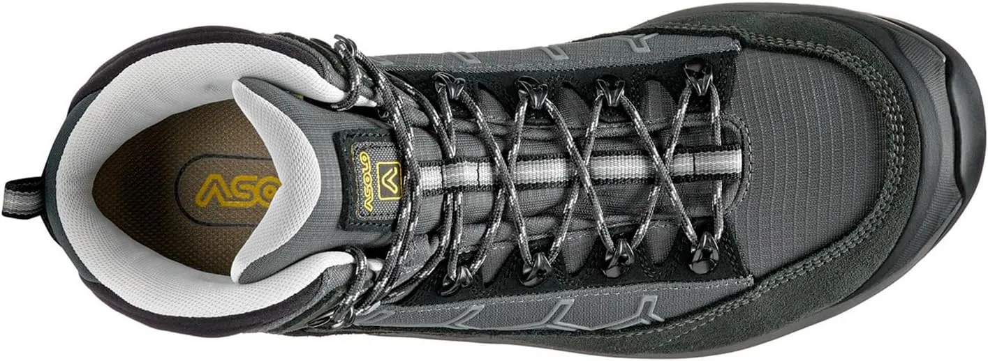 ASOLO Men's Falcon EVO GV Waterproof Breathable Lace-Up Outdoor Hiking Boots with Suede & Nylon Upper, High-Traction Outsole