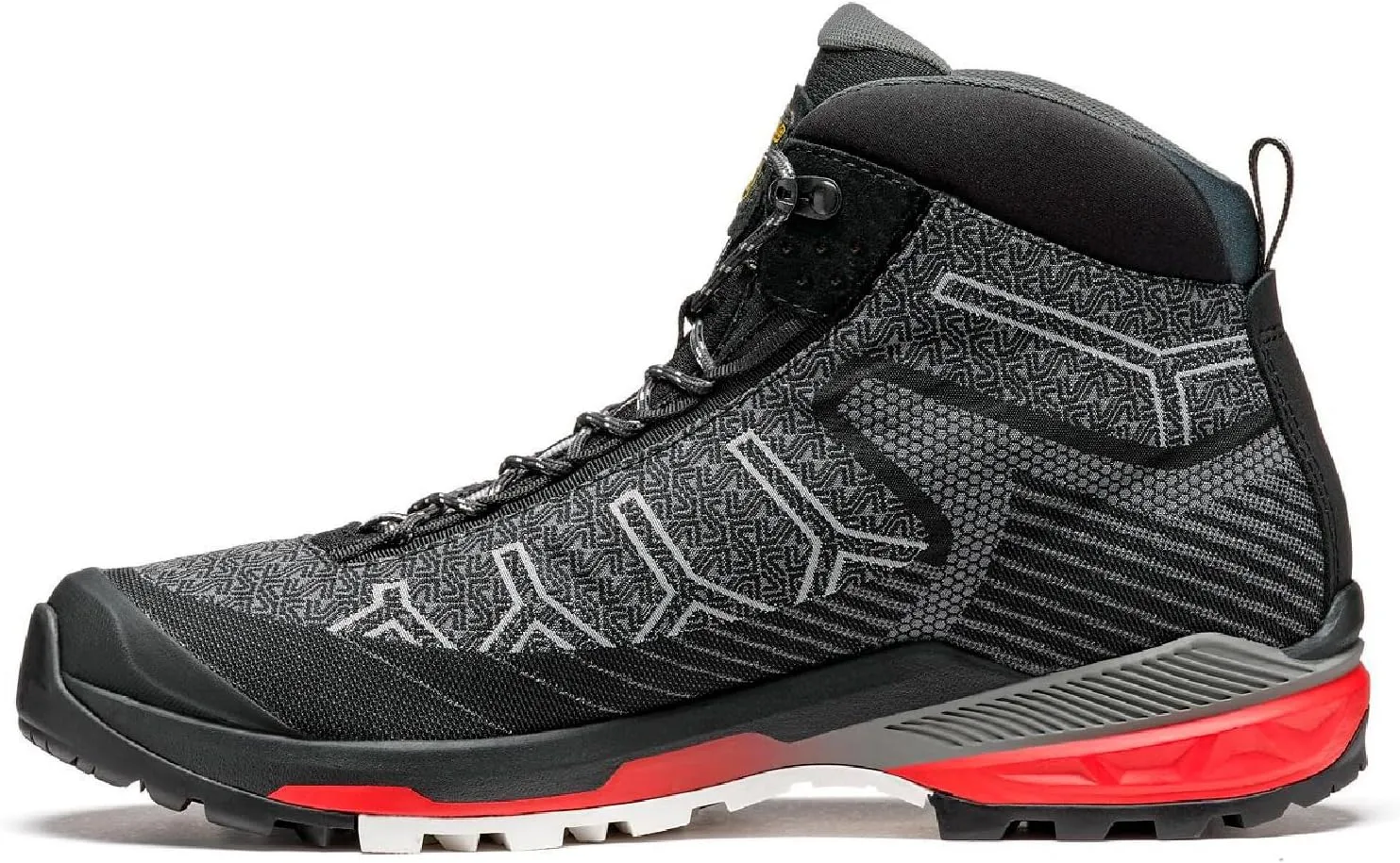 ASOLO Men's Falcon EVO Jacquard GV Outdoor Hiking Boots w/Nylon Textile Upper, Waterproof Breathable Lining, Rubber Outsole