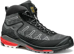 ASOLO Men's Falcon EVO Jacquard GV Outdoor Hiking Boots w/Nylon Textile Upper, Waterproof Breathable Lining, Rubber Outsole