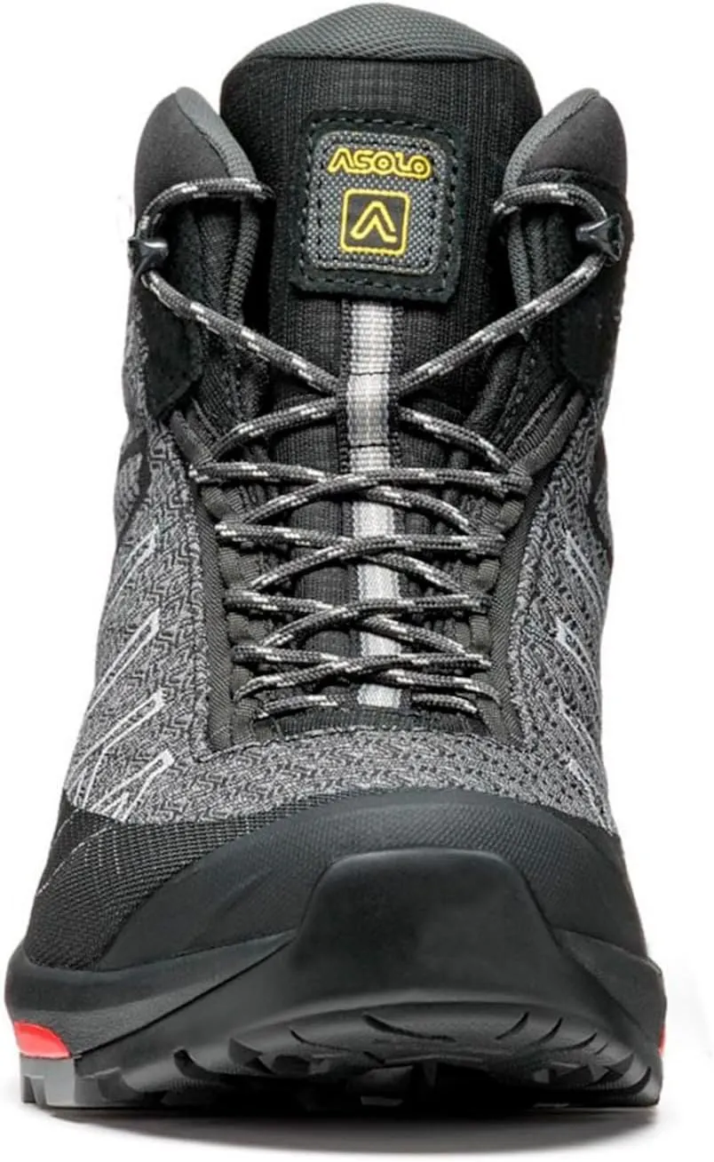 ASOLO Men's Falcon EVO Jacquard GV Outdoor Hiking Boots w/Nylon Textile Upper, Waterproof Breathable Lining, Rubber Outsole