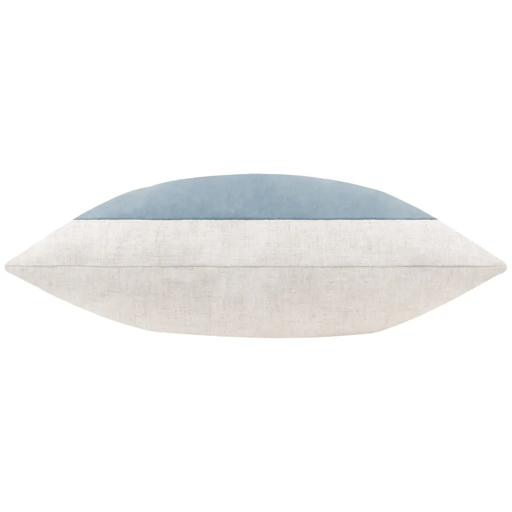 Auden Matte Velvet Cushion Dusty Blue