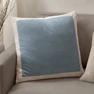 Auden Matte Velvet Cushion Dusty Blue