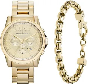 A|X Armani Exchange Chronograph Watch for Men with Leather, Stainless Steel or Silicone Band