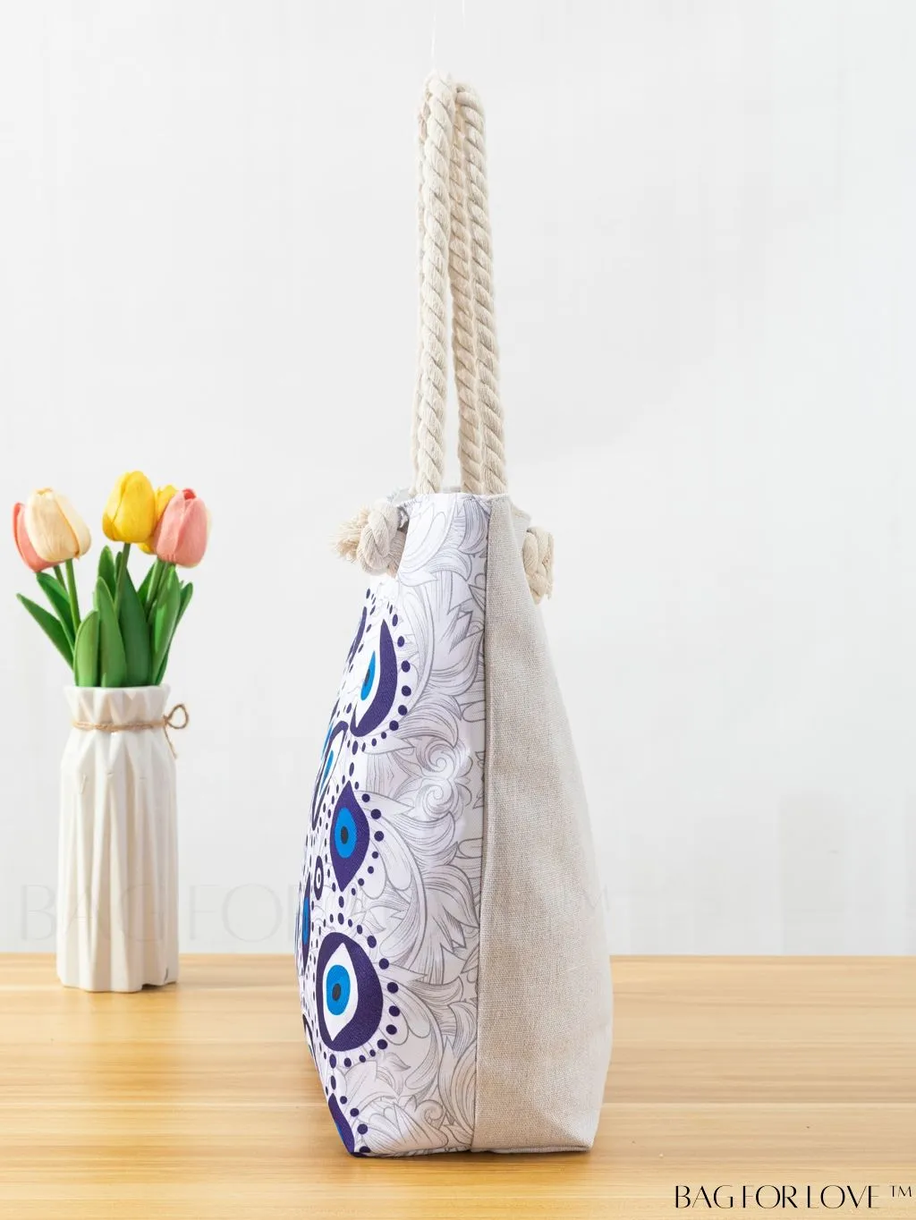 BagForLove - Flag Pattern Student Tote: Show Your National Pride!