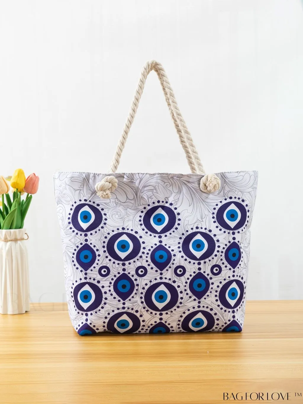 BagForLove - Flag Pattern Student Tote: Show Your National Pride!