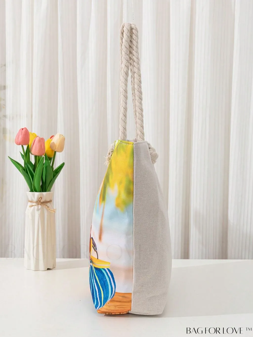 BagForLove - Flag Pattern Student Tote: Show Your National Pride!