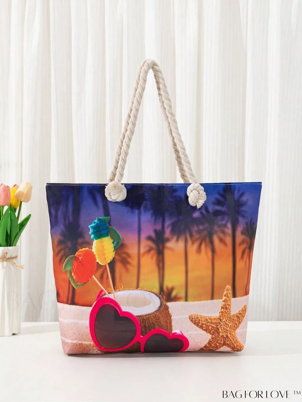 BagForLove - Flag Pattern Student Tote: Show Your National Pride!