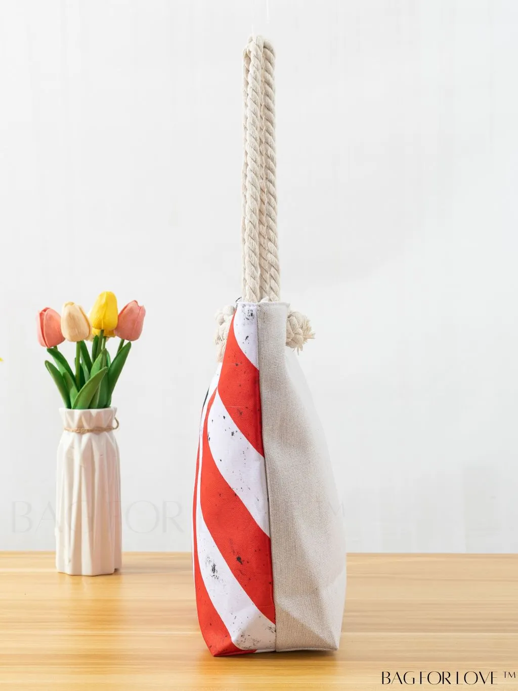 BagForLove - Flag Pattern Student Tote: Show Your National Pride!