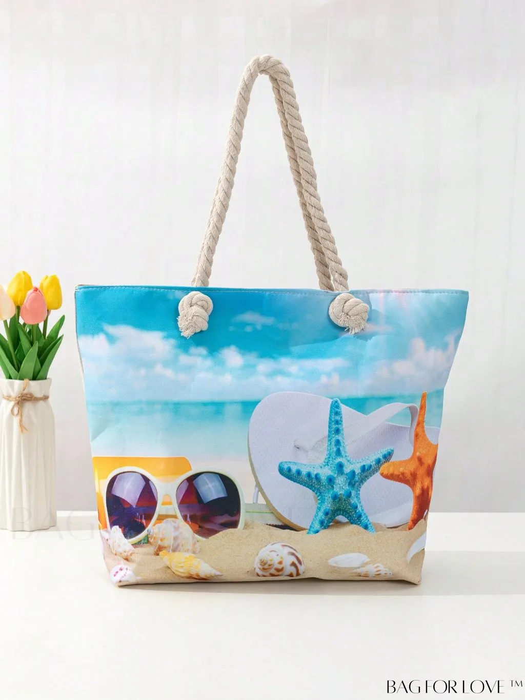 BagForLove - Flag Pattern Student Tote: Show Your National Pride!