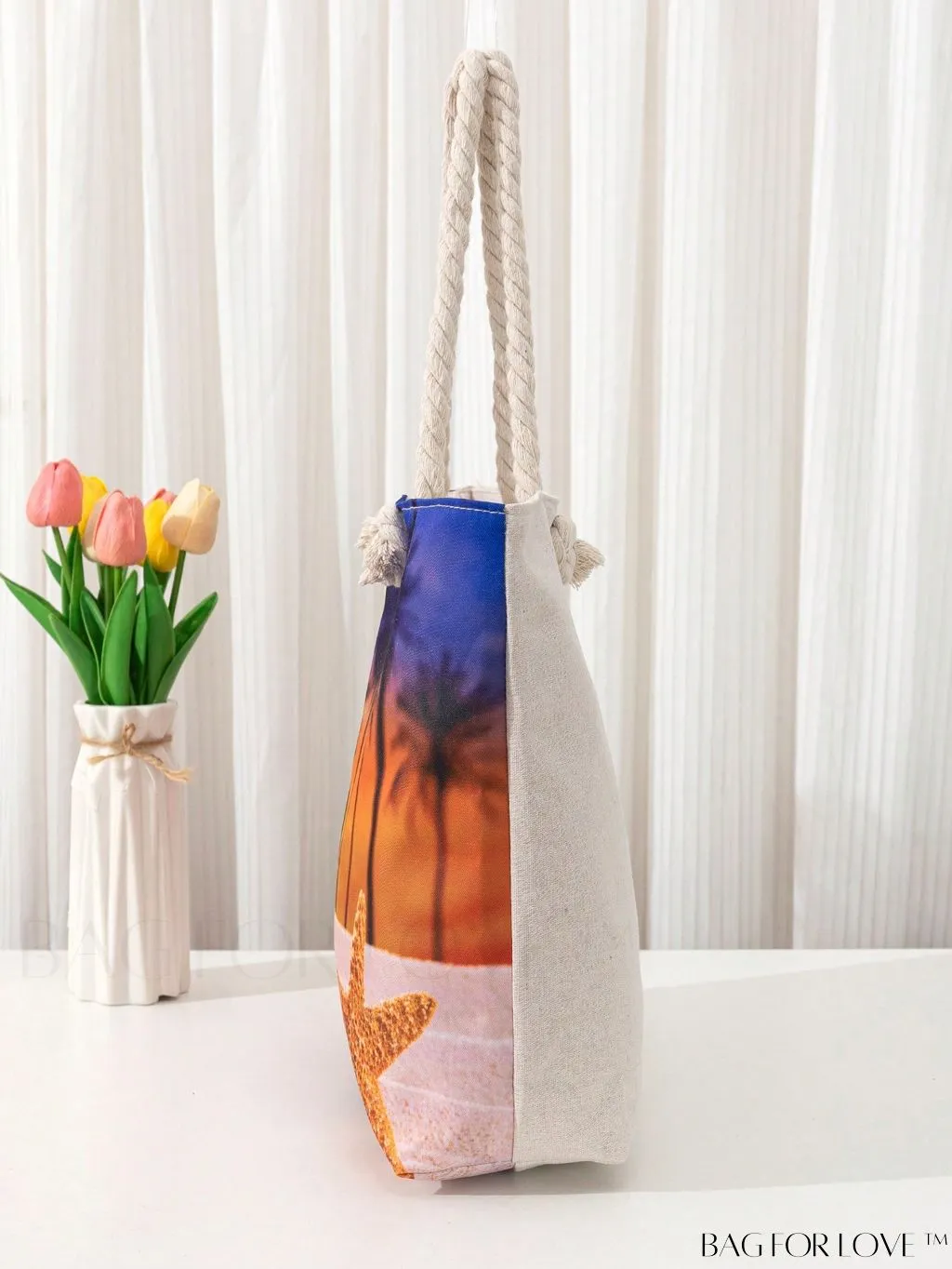 BagForLove - Flag Pattern Student Tote: Show Your National Pride!