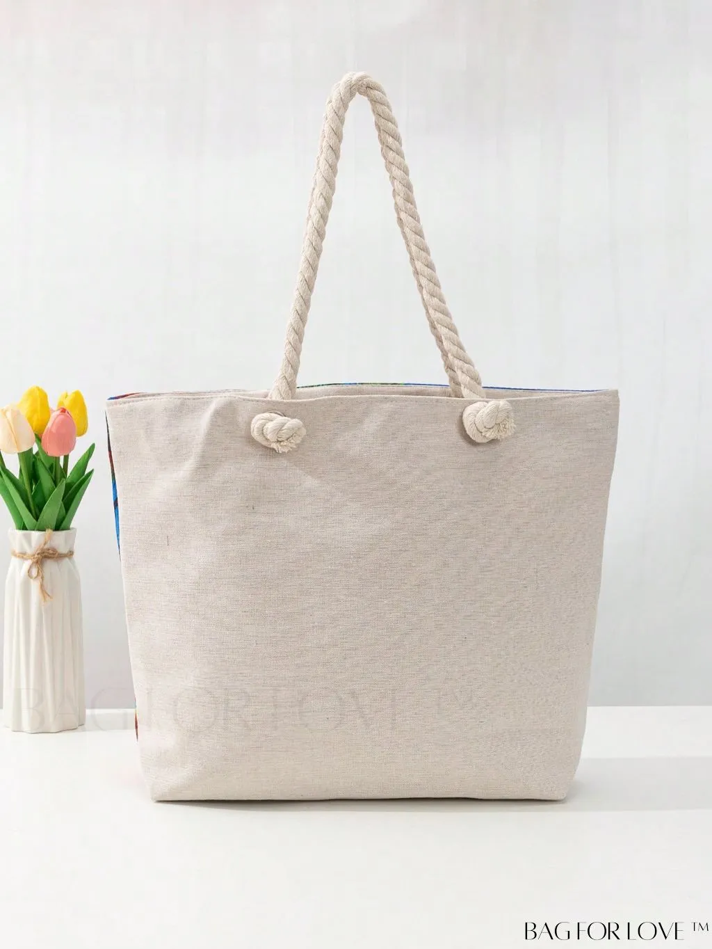 BagForLove - Flag Pattern Student Tote: Show Your National Pride!