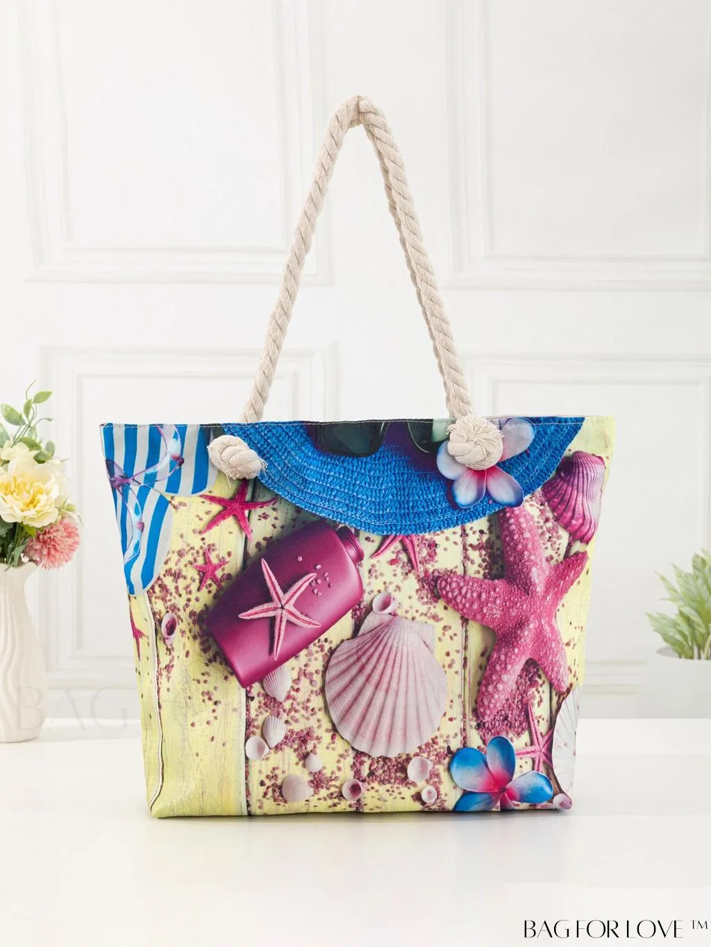 BagForLove - Flag Pattern Student Tote: Show Your National Pride!