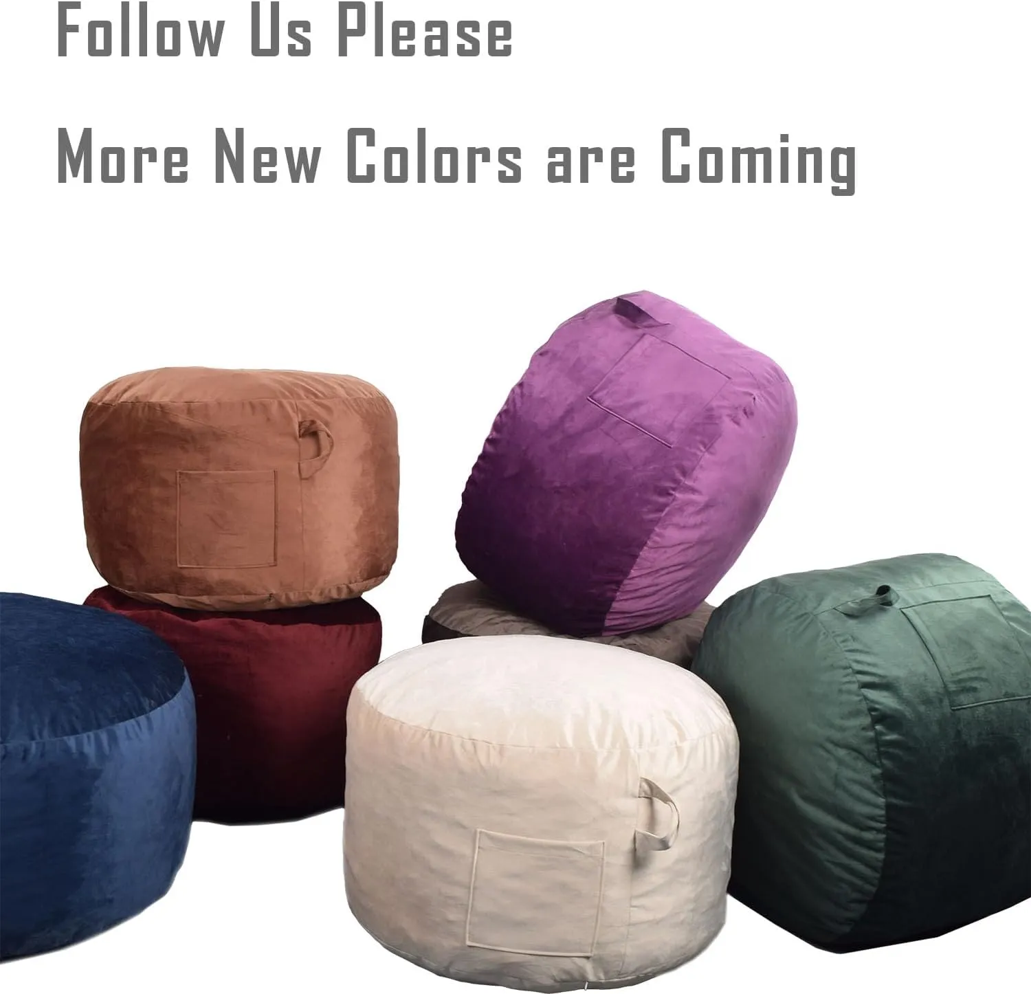 Bean Bag Chairs, Memory Foam Stuffing Bean Bag Chair for Adults/Teens/Kids with Removable Zipperd Cover, High-Rebound Memory Foam Lazy Sofa Furniture for Living Room Bedroom College Dorm