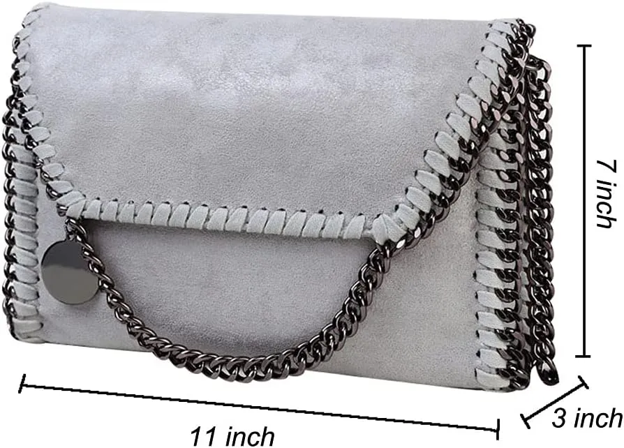 Beatfull Designer Chain Shoulder Purse for Women Soft Leather Quilted Clucth Fashion Message Crossbody bag