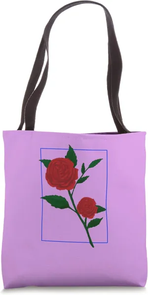 Beautiful floral design floral motif red roses Tote Bag