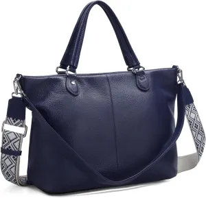 befen Soft Genuine Leather Tote Bag for Women, Womens Leather Purses Handbags Shoulder Bags with Top Handles Satchel Purse