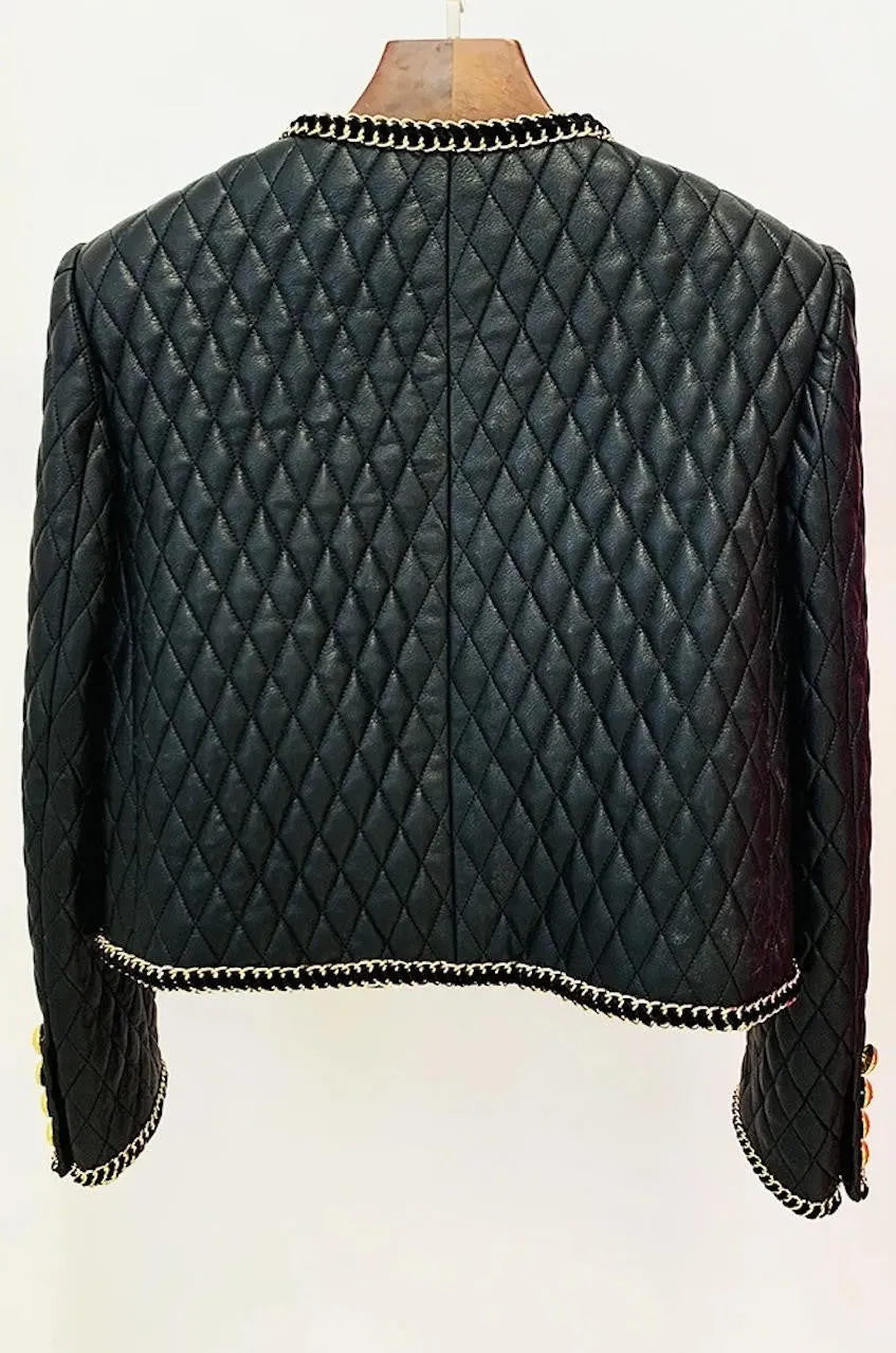 Bella Quilted Leather Jacket