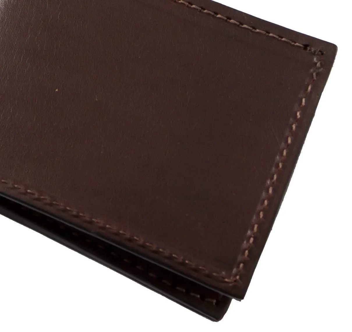 BI-FOLD WALLET - Stitched Bridle Leather with 4 Card Slots