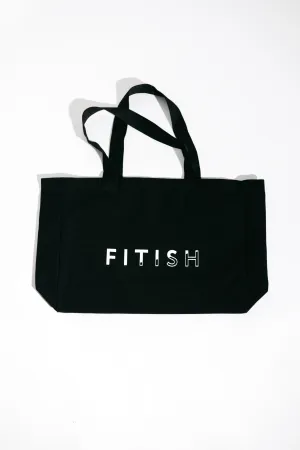 Black Canvas Tote