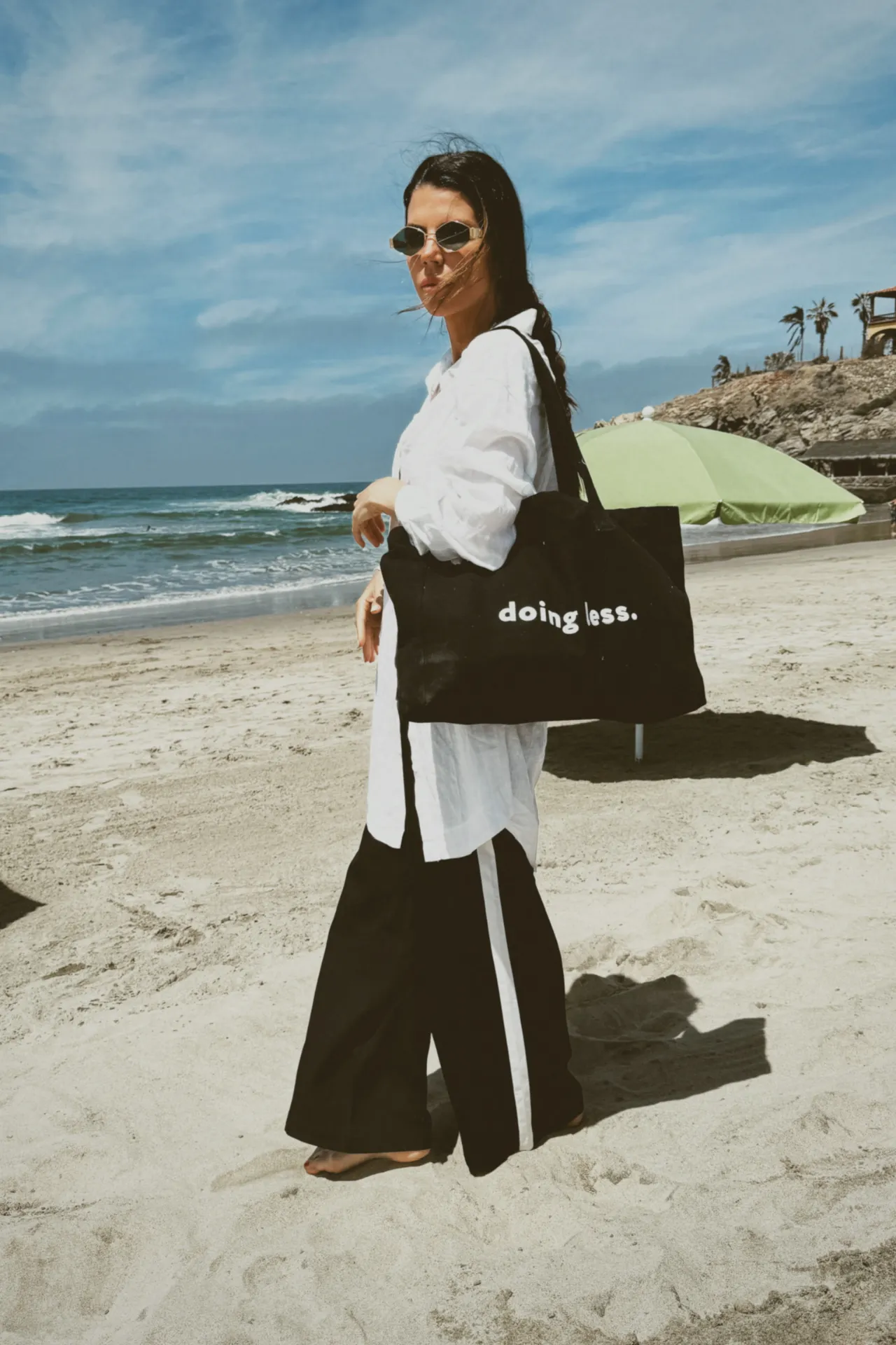 Black Canvas Tote