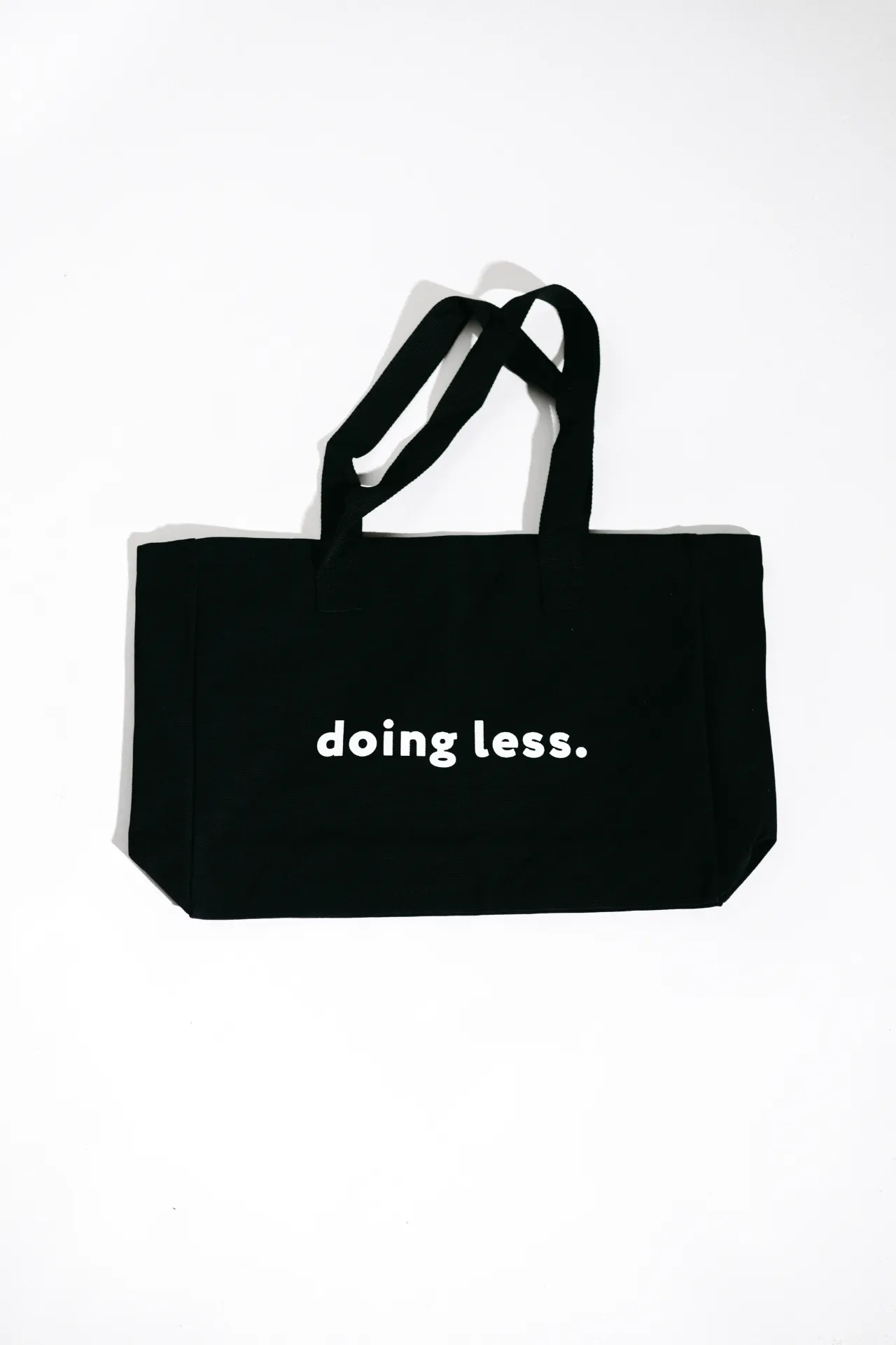 Black Canvas Tote