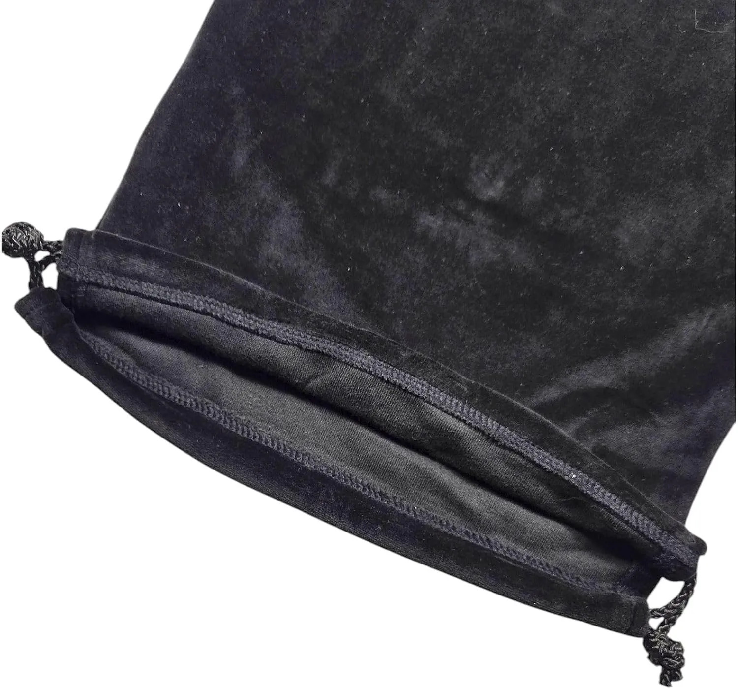 Black Velvet Cremains Bag – X-Large (13” x15”) – Designed for USE INSIDE THE URN – Includes Resealable Plastic Bag for Secure Containment of Ashes.