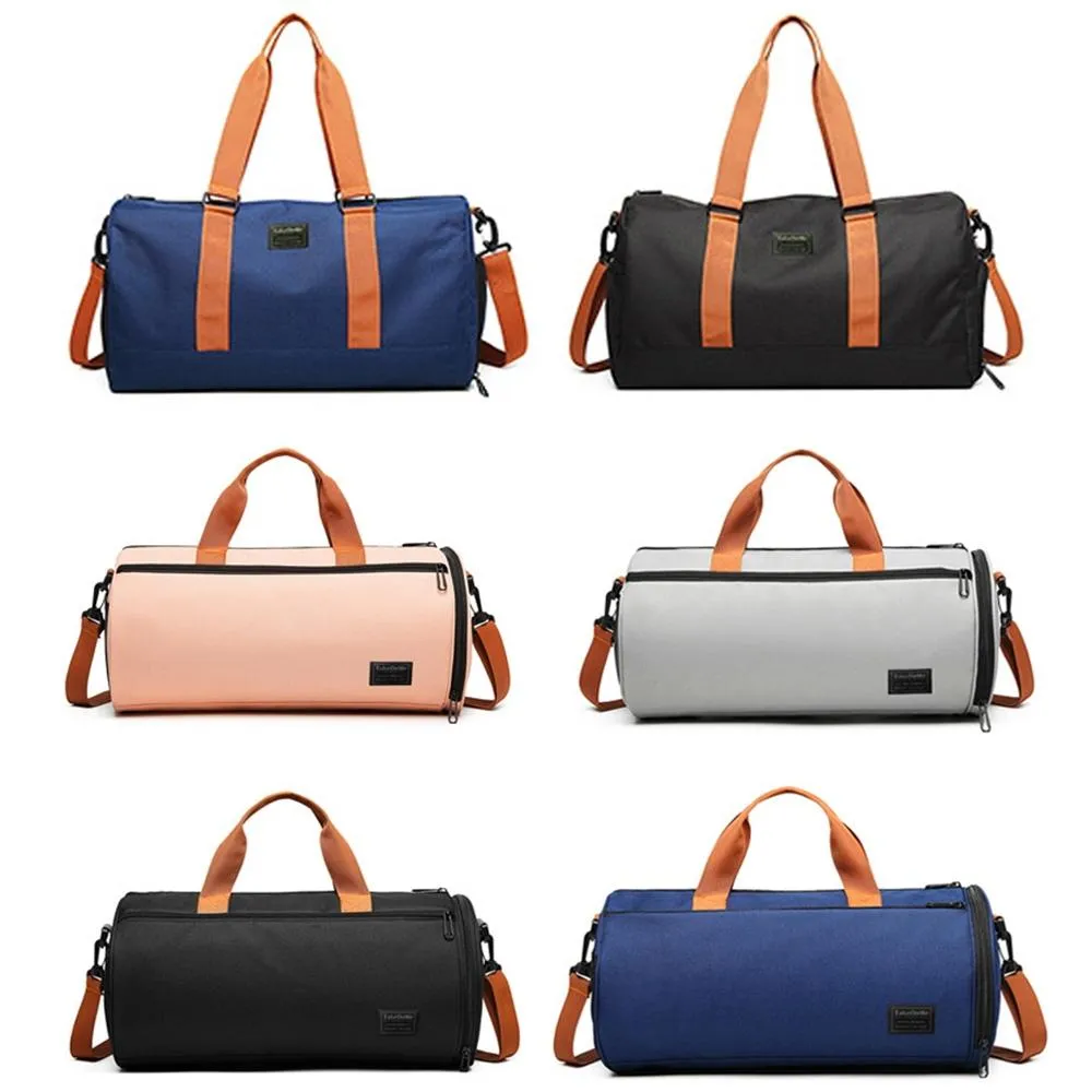 Blue Waterproof Gym Bag with Wet / Dry Separation - 9920 Blue